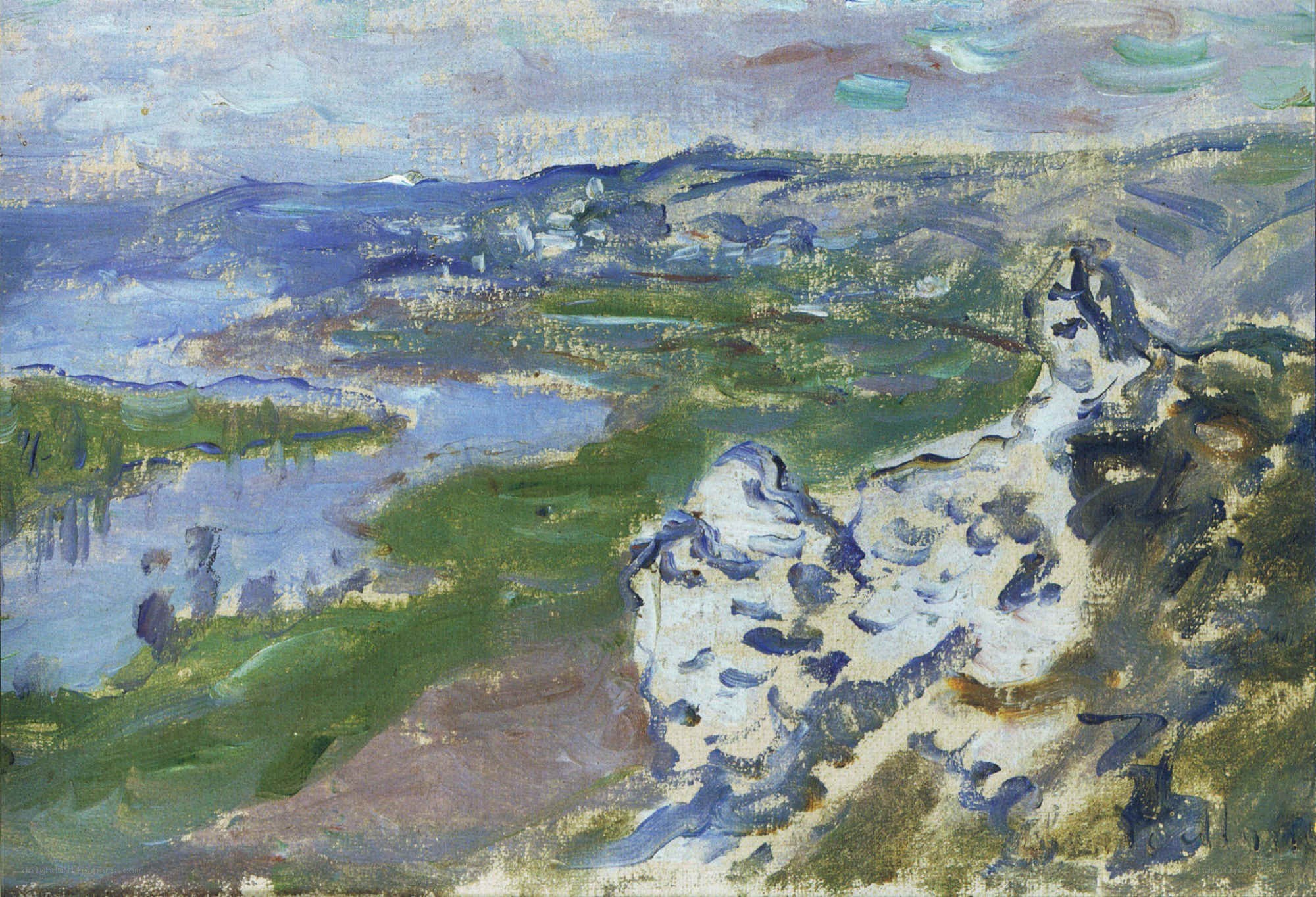 Landscape with Rocks and Water