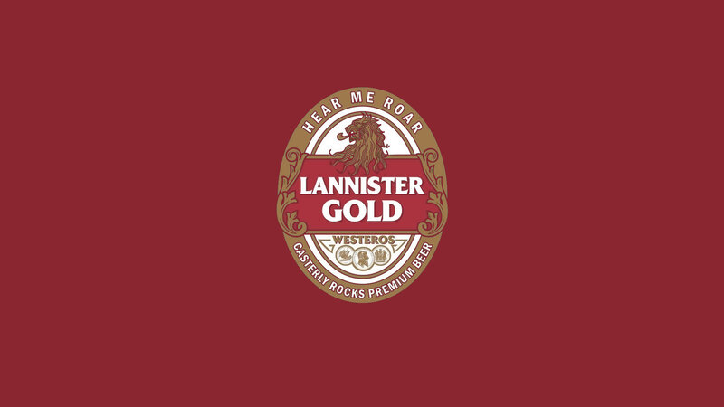 Lannister Gold Beer Label