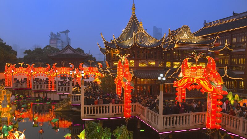 Lantern festival at Yuyuan Garden