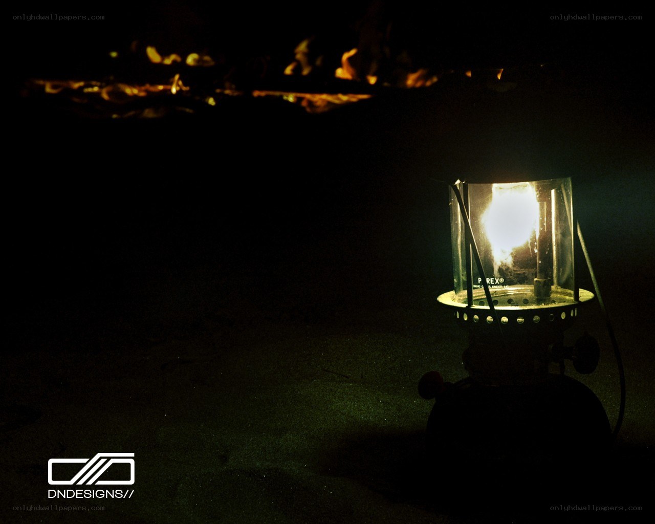 lantern in the dark