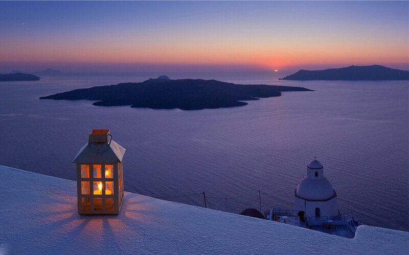 Lantern on Rooftop