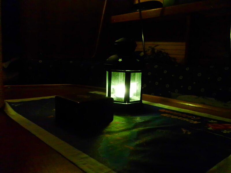Lantern on Table