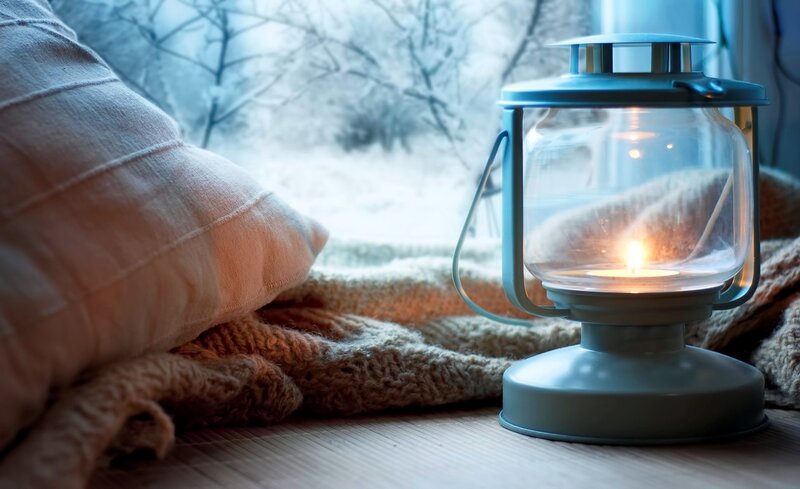 Lantern on Windowsill