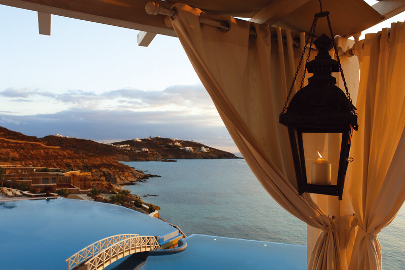 Lantern Overlooking Sea