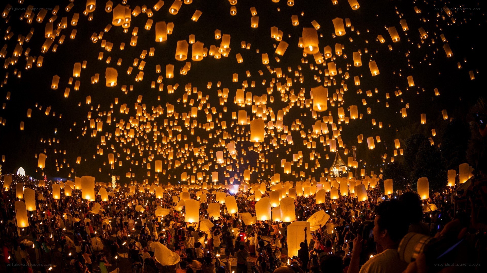 Lanterns at festival