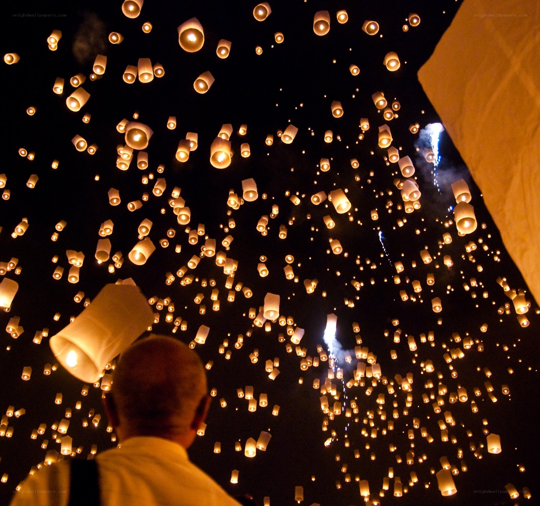 Lanterns at night festival