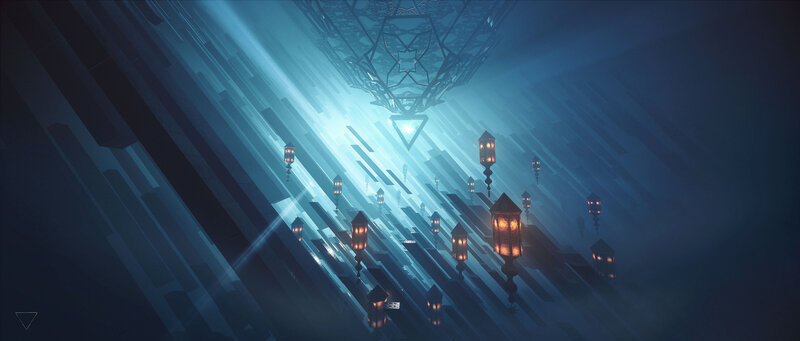Lanterns in a Dark Hall