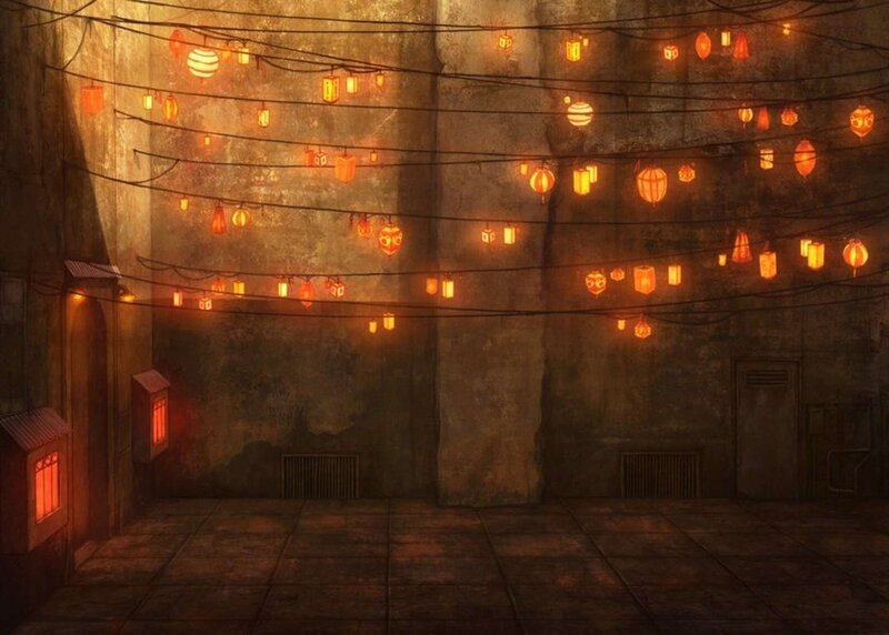 Lanterns in Alley