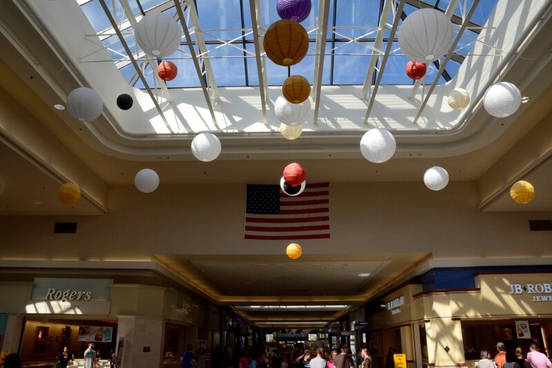 Lanterns in Shopping Mall