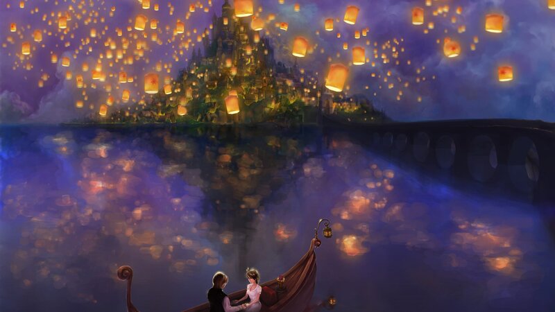 lanterns over the castle