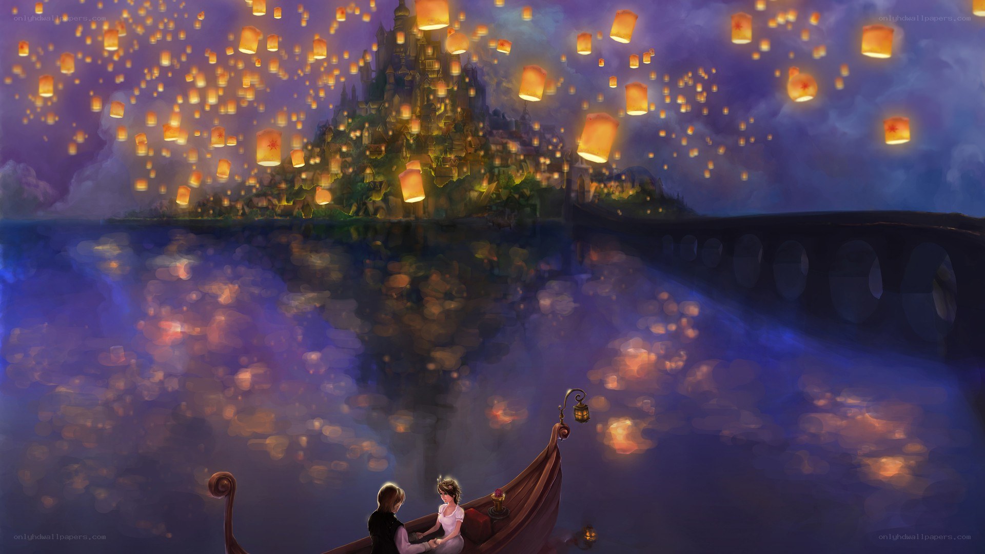 lanterns over the castle