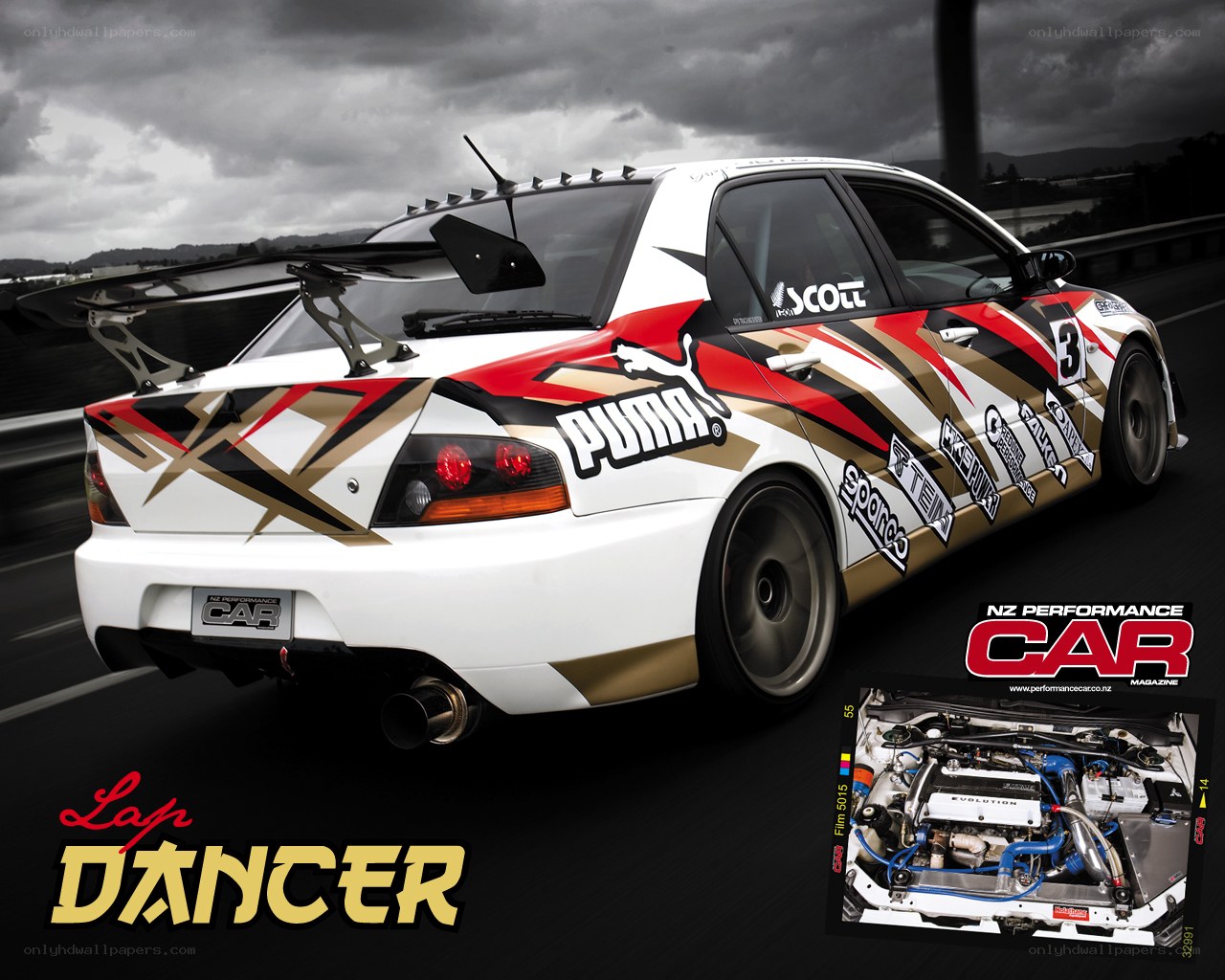 Lap Dancer race car