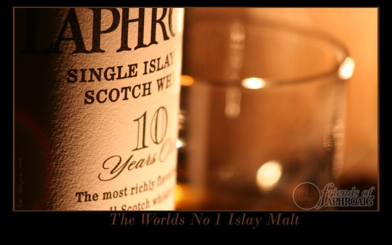 Laphroaig 10 Year Old Scotch