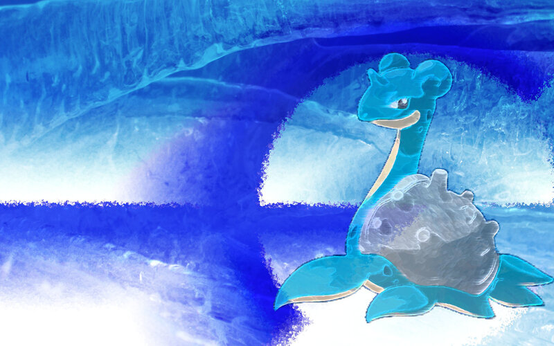 Lapras in an icy cave