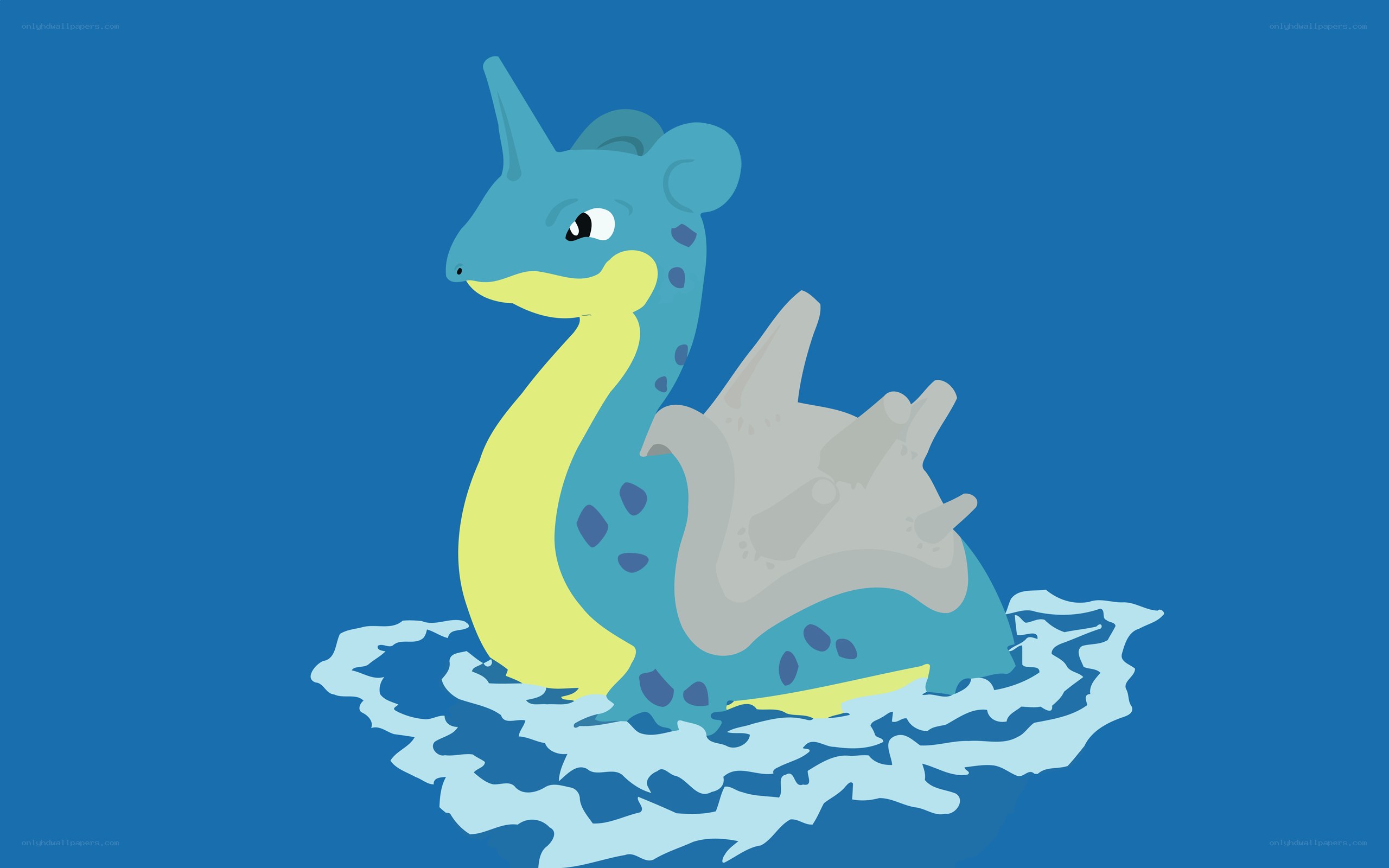 Lapras in the water