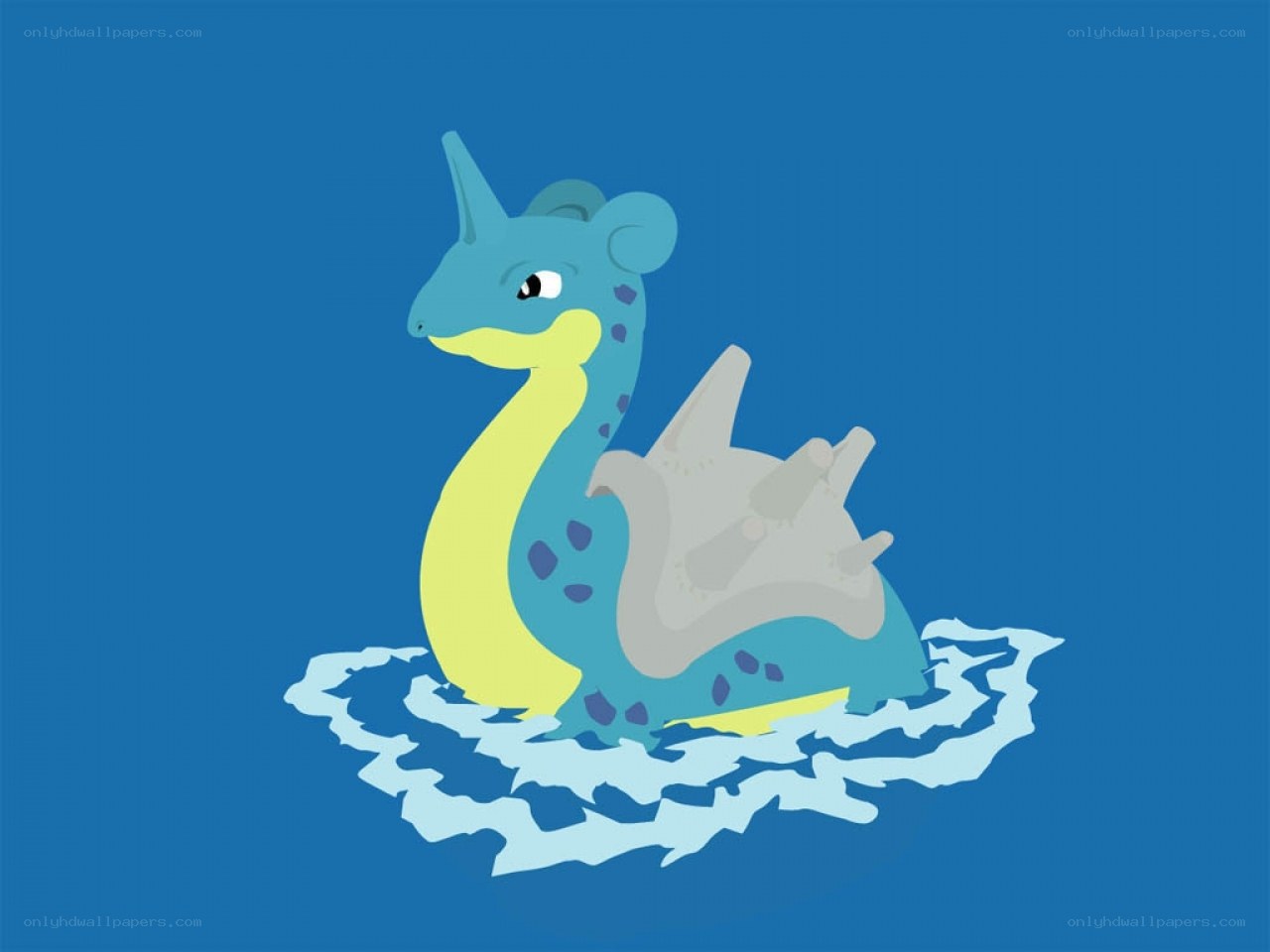 Lapras in the water