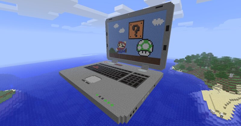 Laptop in Ocean