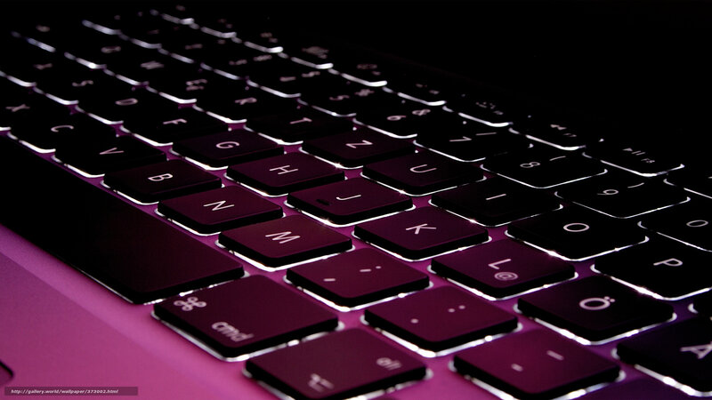 Laptop Keyboard — Black, Dark, Night