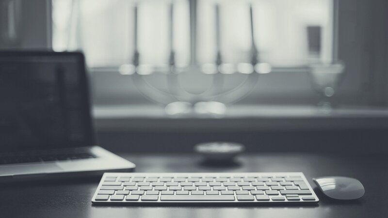Laptop Keyboard Mouse — Gray