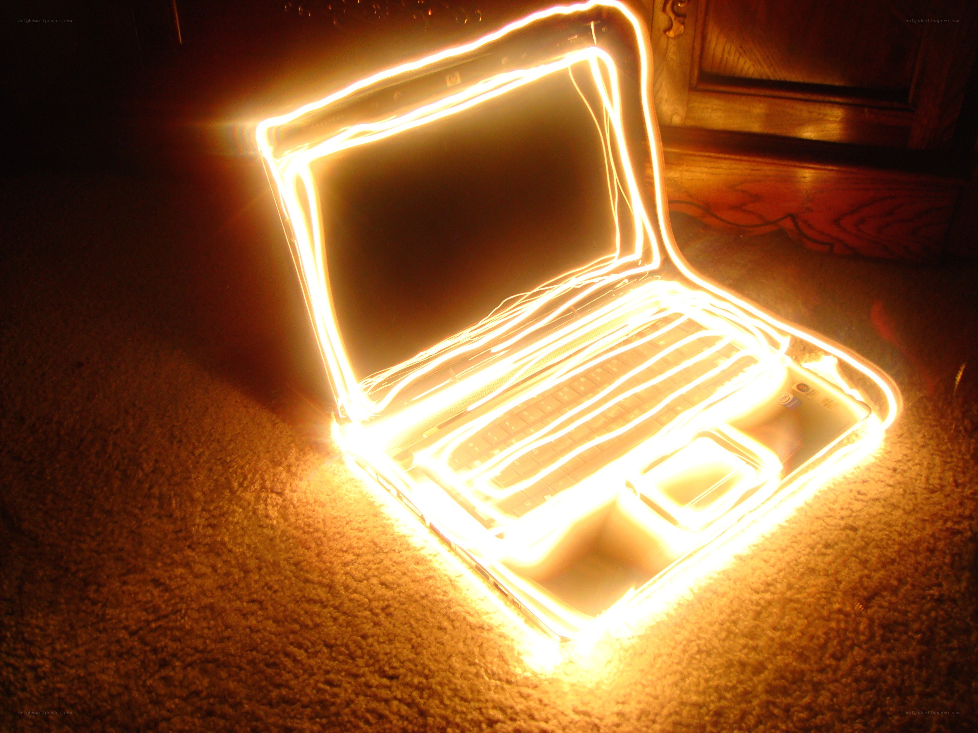 laptop light painting