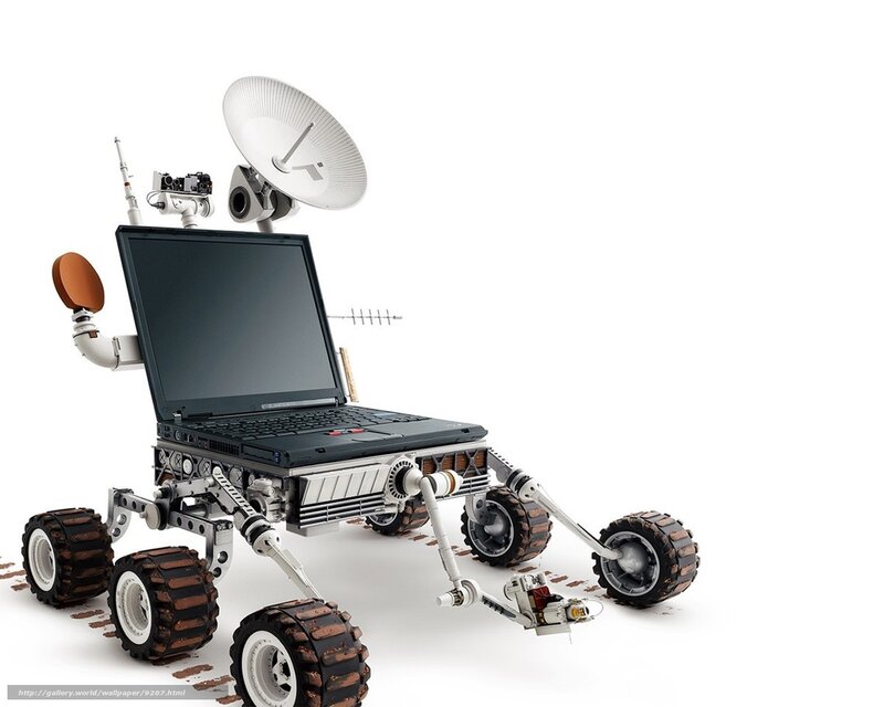 laptop rover robot