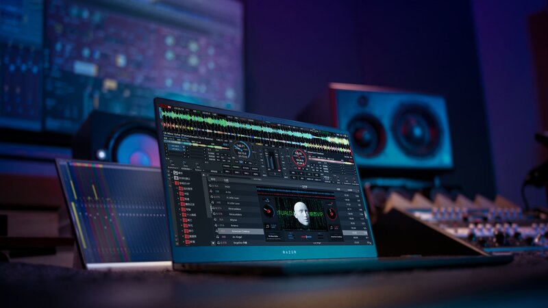 Laptop Running Audio Software