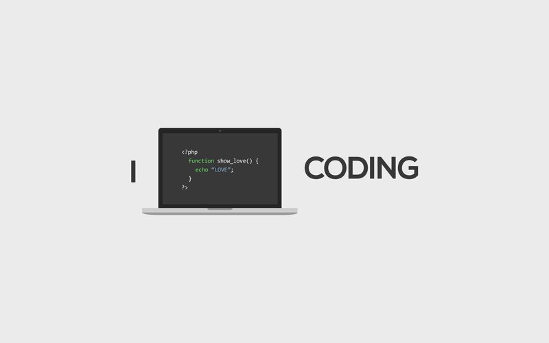 Laptop with Code