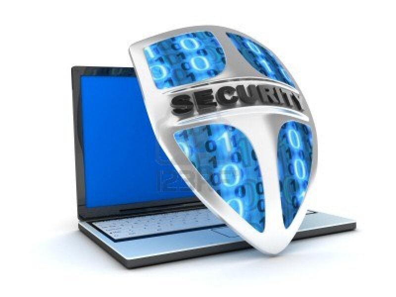 Laptop with Security Shield