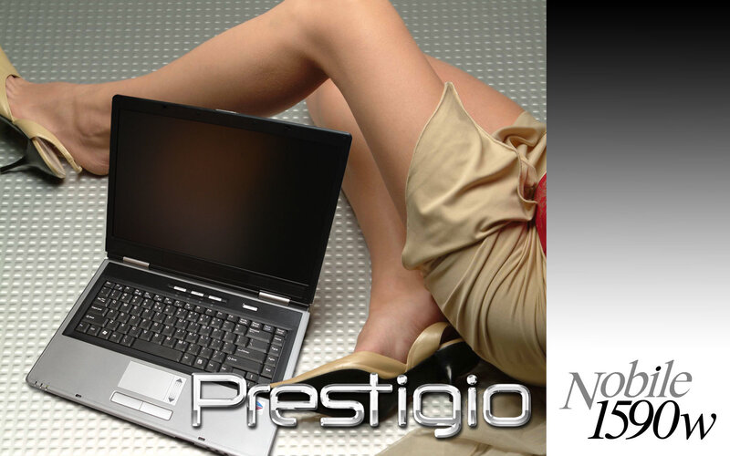 laptop with woman's legs