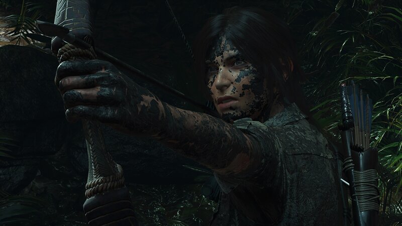 Lara Croft Aiming Bow