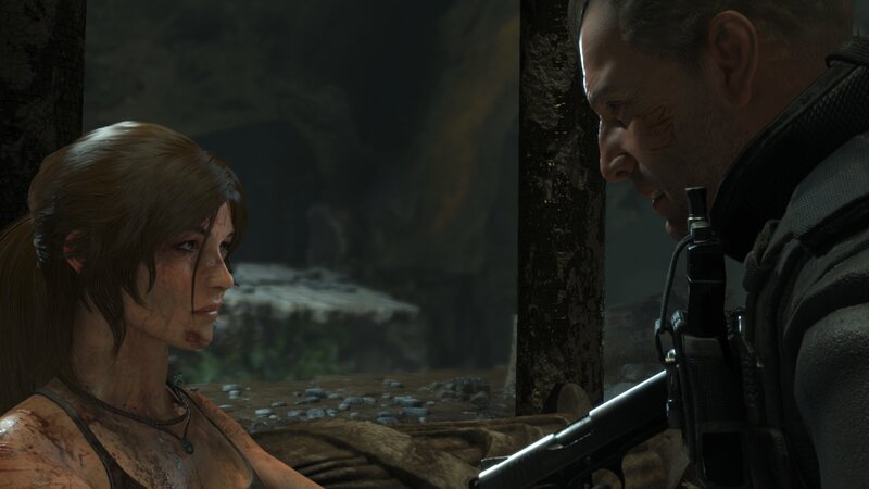 Lara Croft and Man