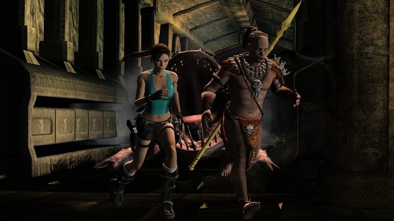 Lara Croft and Warrior — Brown, Tense