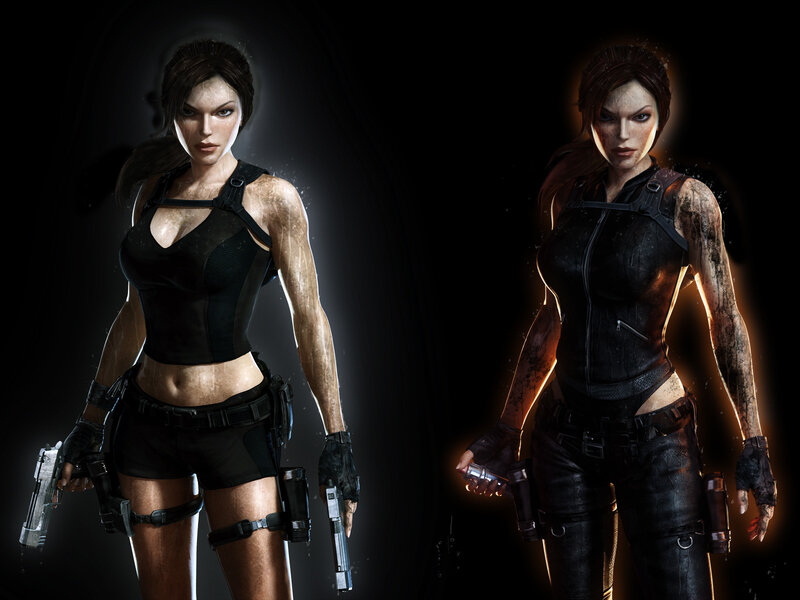 Lara Croft character comparison