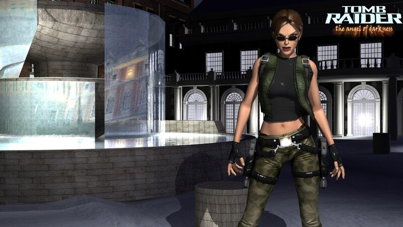 Lara Croft Character — Green