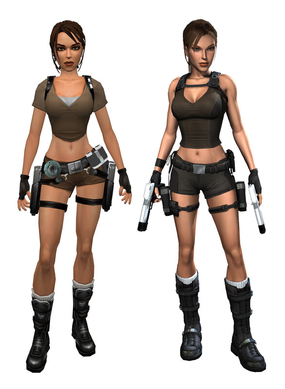 Lara Croft character models
