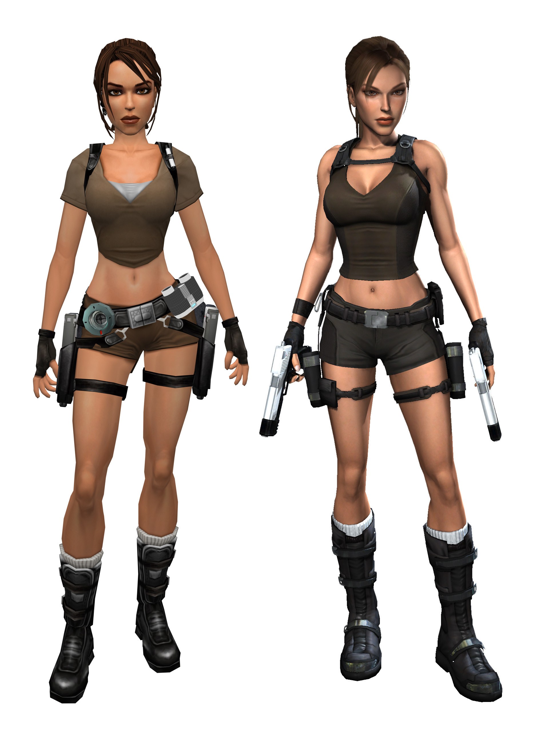 Lara Croft character models