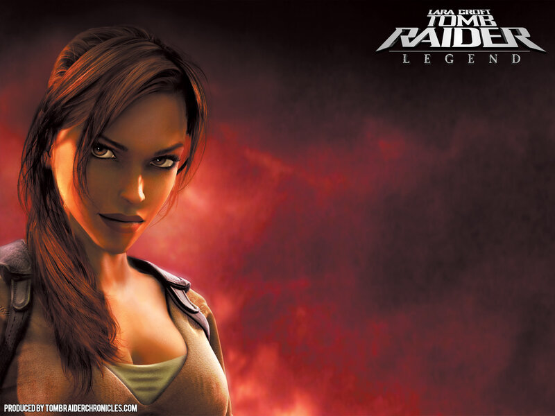 Lara Croft Character — Red