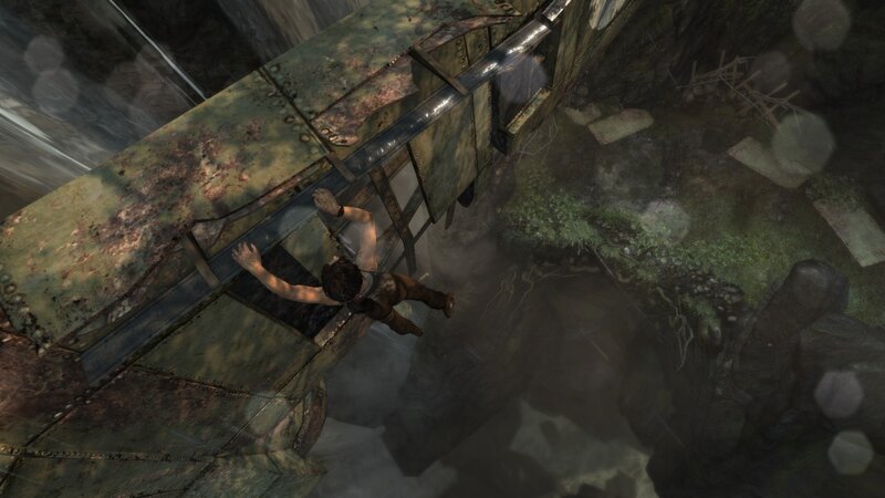 Lara Croft Climbing — Green