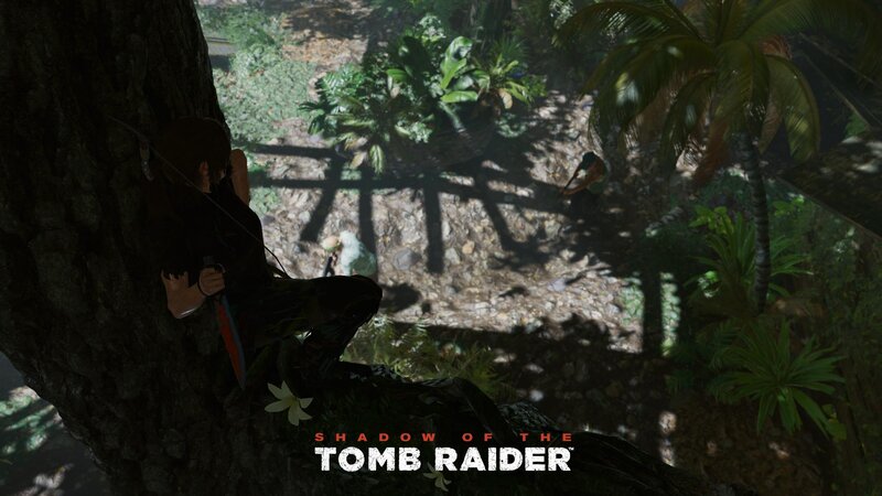 Lara Croft Climbing Tree — Green