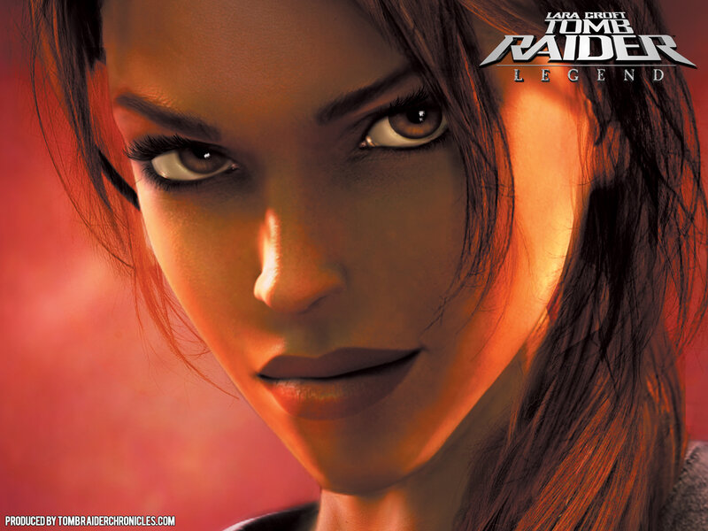 Lara Croft close-up portrait