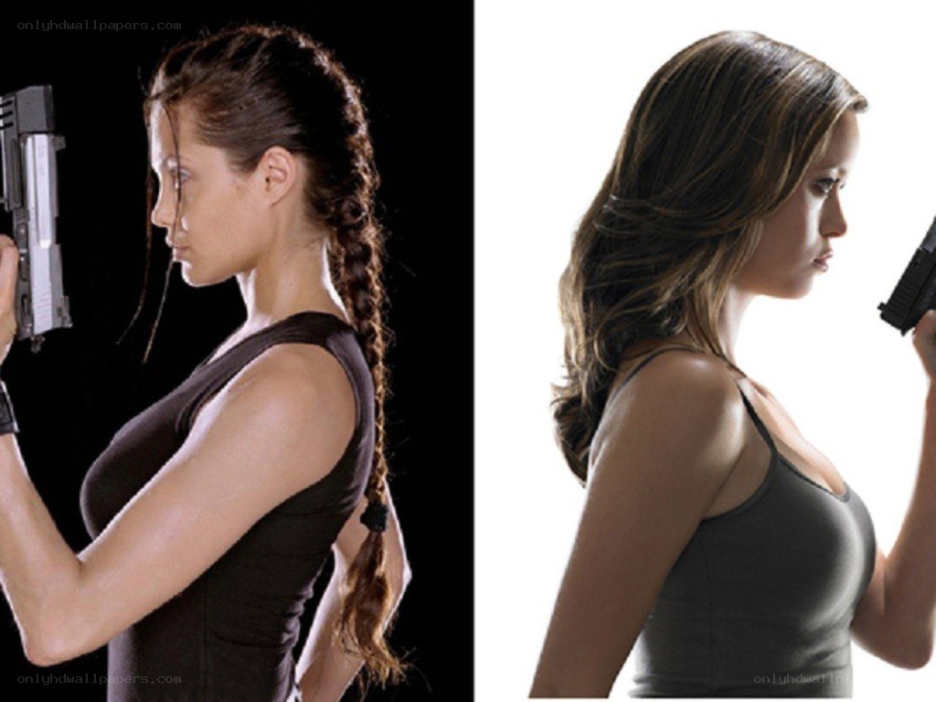 Lara Croft comparison images