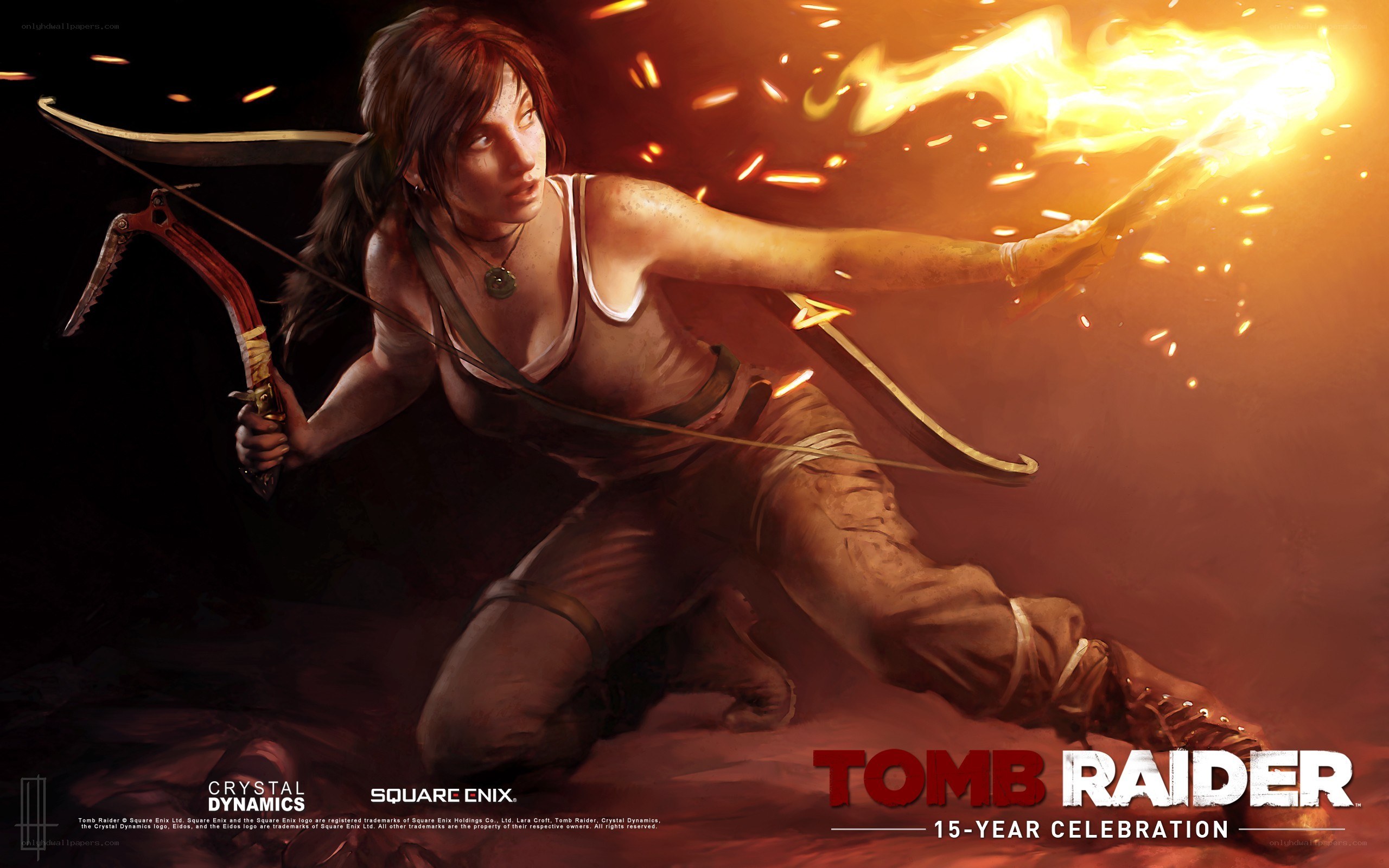 Lara Croft in action