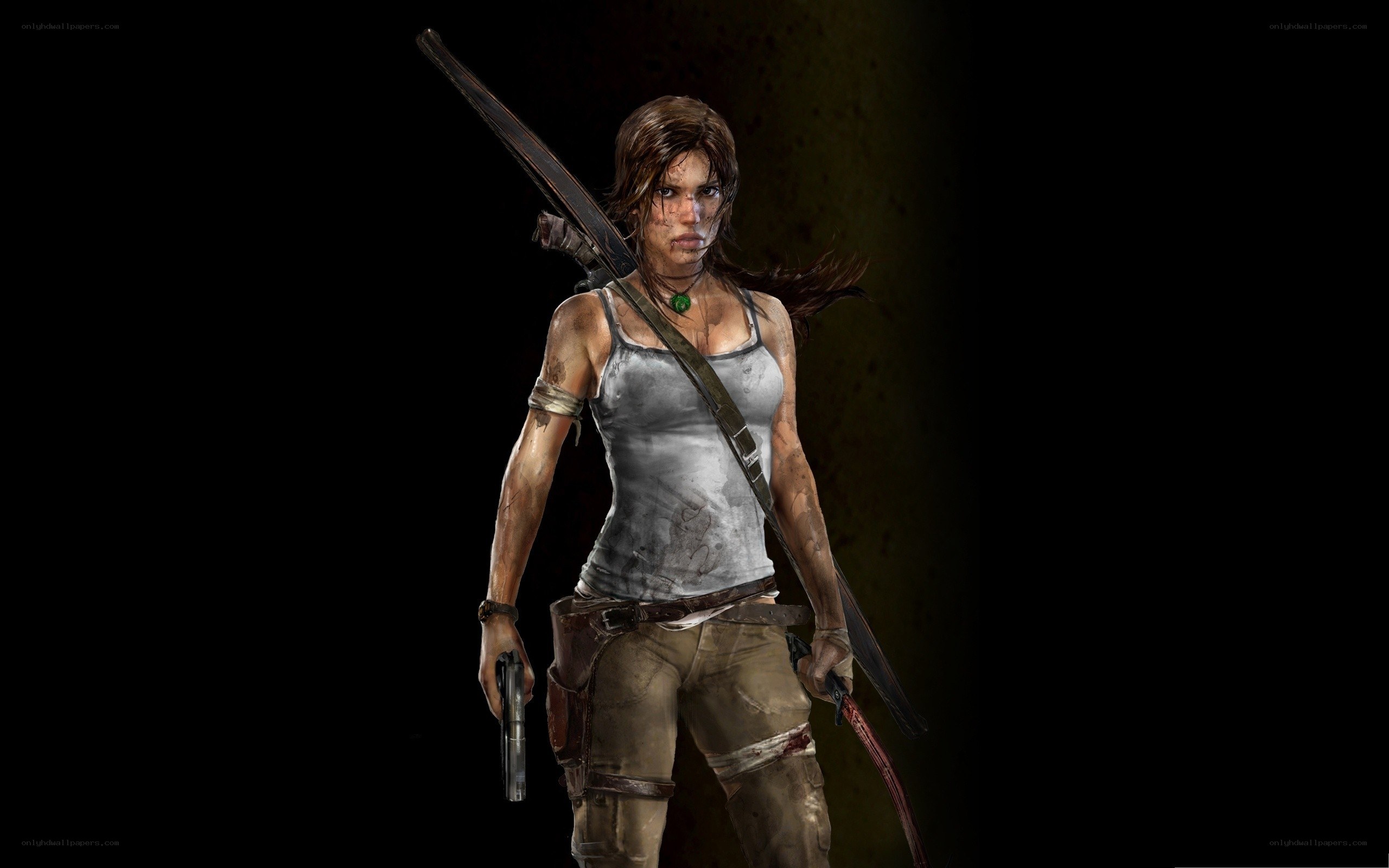 Lara Croft in action