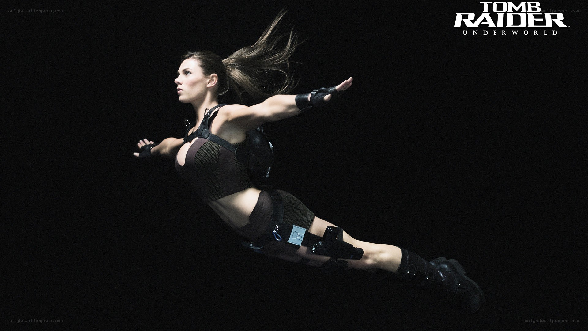Lara Croft in action