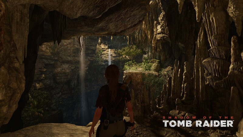 Lara Croft in Cave — Brown, Adventurous