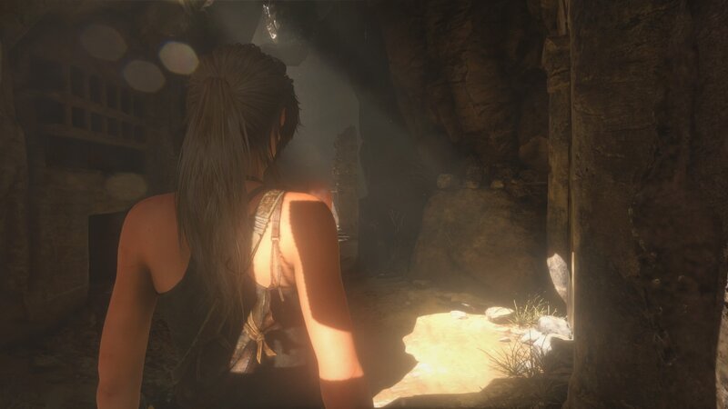 Lara Croft in Cave — Brown, Mysterious