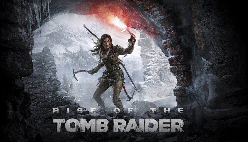 Lara Croft in Cave — Gray, Dramatic, Winter