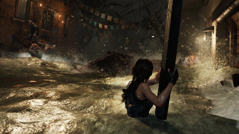 Lara Croft in Flood