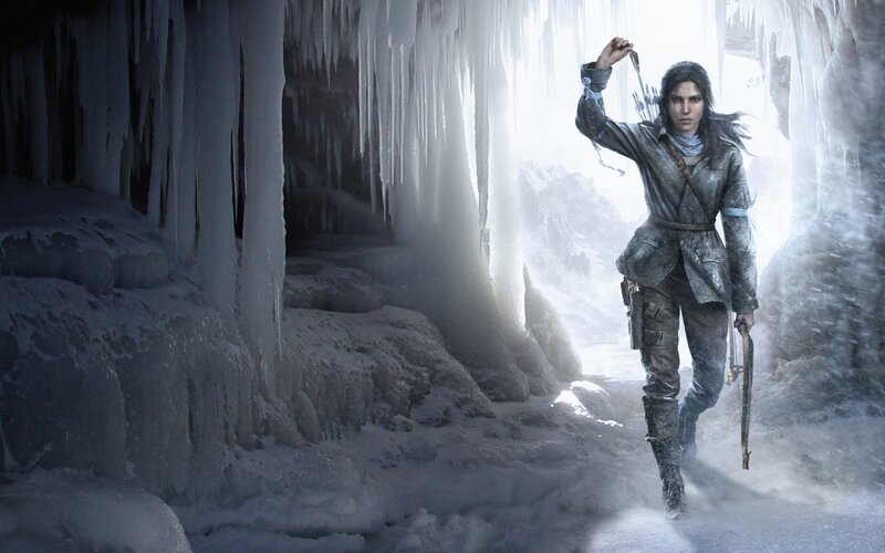 Lara Croft in Ice Cave