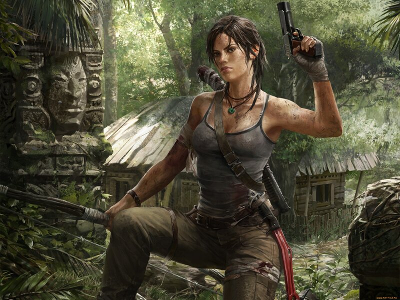 Lara Croft in jungle adventure